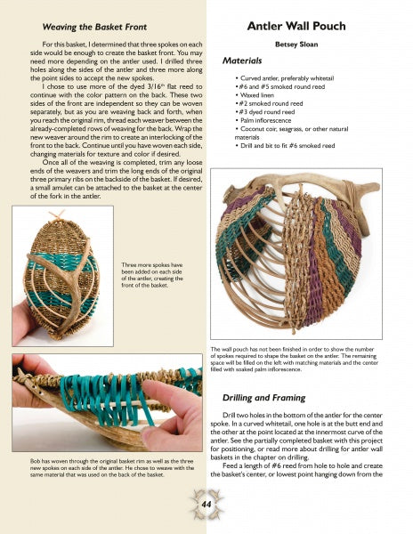 Antler Art for Baskets and Gourds – Schiffer Craft