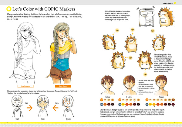 How to Render Attractive Characters with COPIC Markers – Schiffer