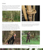 A page from Core Bushcraft by Schiffer Publishing, Ltd. shows how to make willow withies, featuring photos of straight rods, traditional hand binding, a man tying withies, and carrying a bundle in the woods.